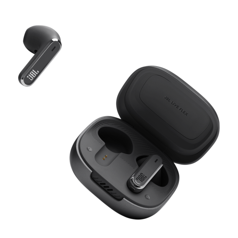 JBL Live Flex True Wireless Noise Cancelling Earbuds, Black